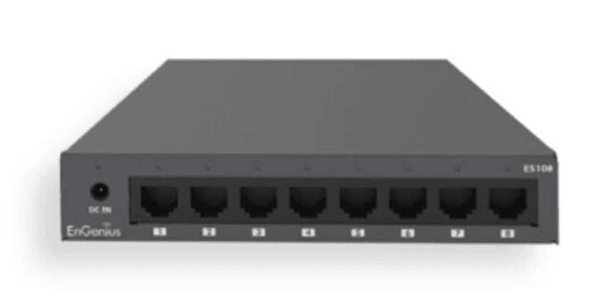 Bộ chuyển mạch kèm phụ kiện Engenius ES108