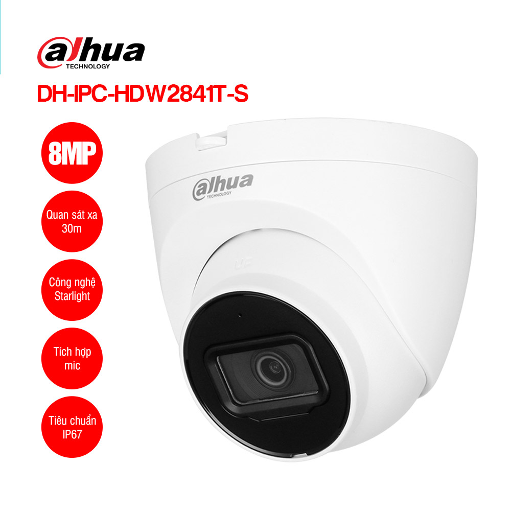 Camera IP 8MP DAHUA DH-IPC-HDW2841T-S