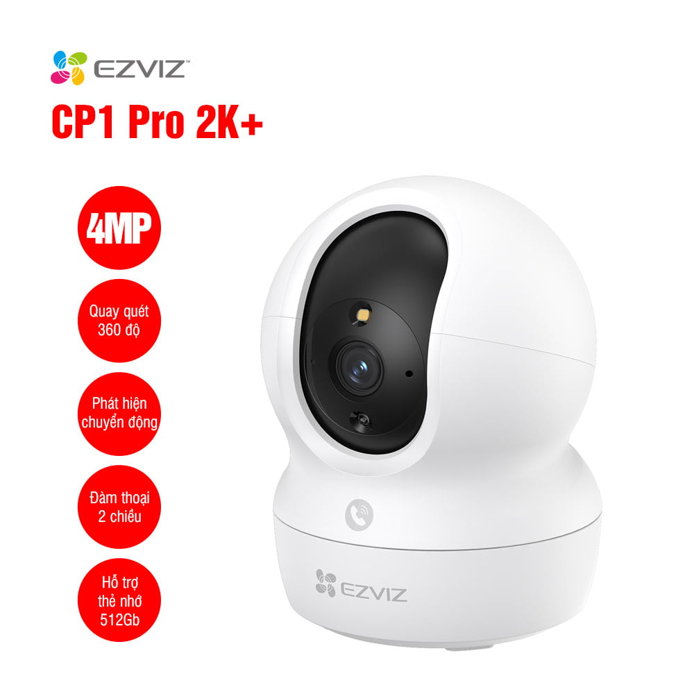 Camera WiFi quay quét thông minh EZVIZ CP1 Pro 2K+