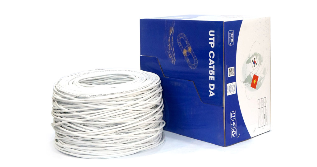 Cáp mạng 305m Việt Hàn CAT.5E UTP 25AWG HDPE 305m