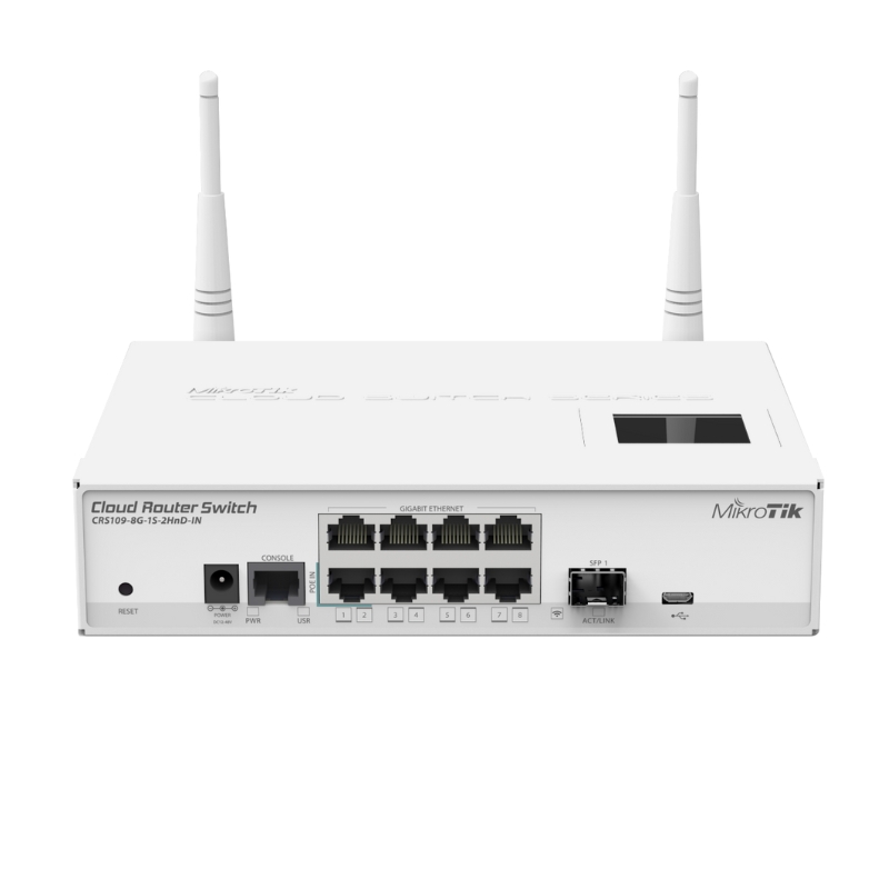 Switch MikroTik CRS109-8G-1S-2HnD-IN