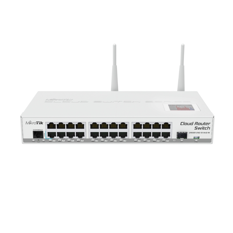 Thiết bị Switch MikroTik CRS125-24G-1S-2HnD-IN
