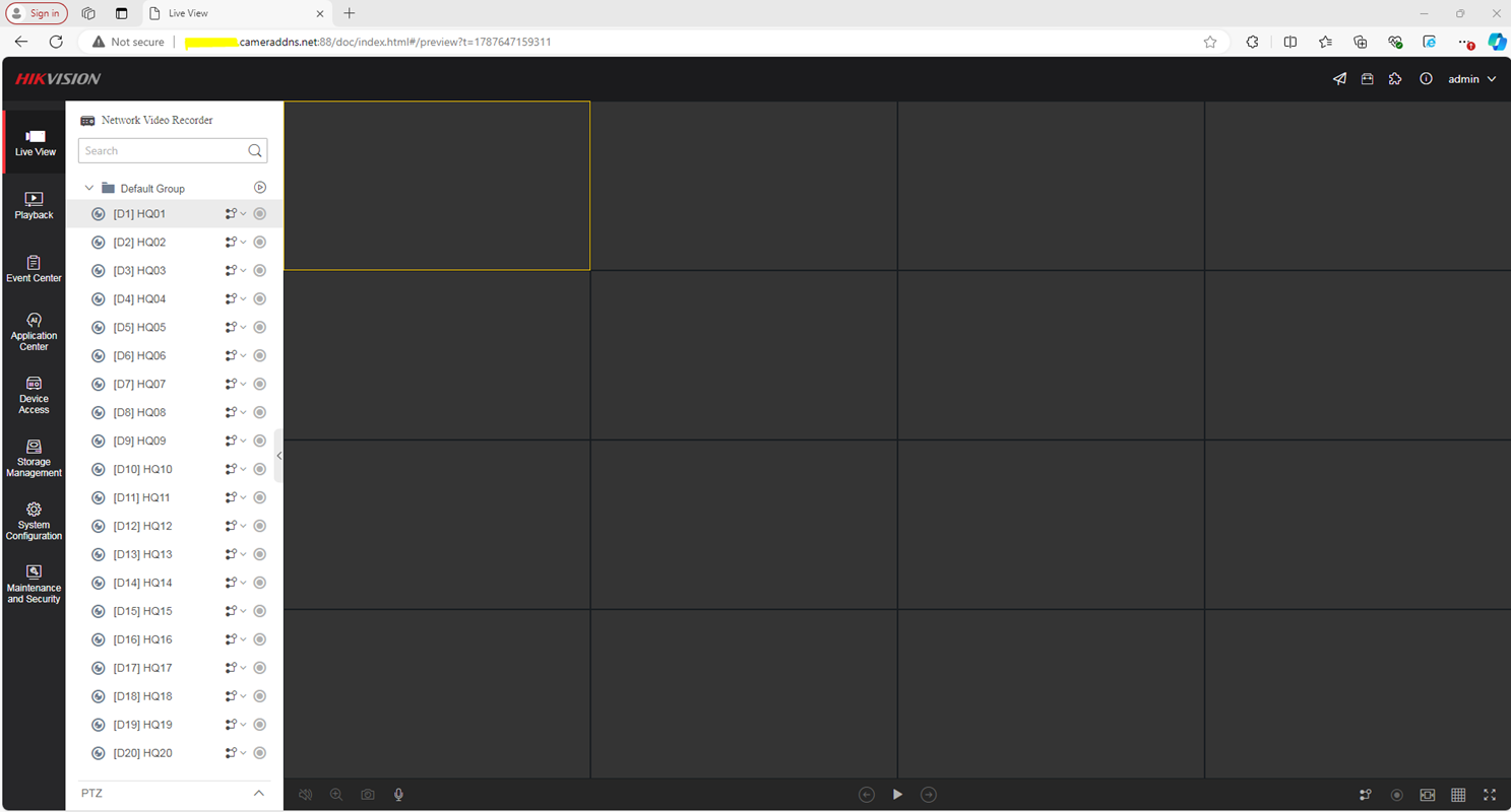 Hướng dẫn xem camera Hikvision trên Microsoft Edge