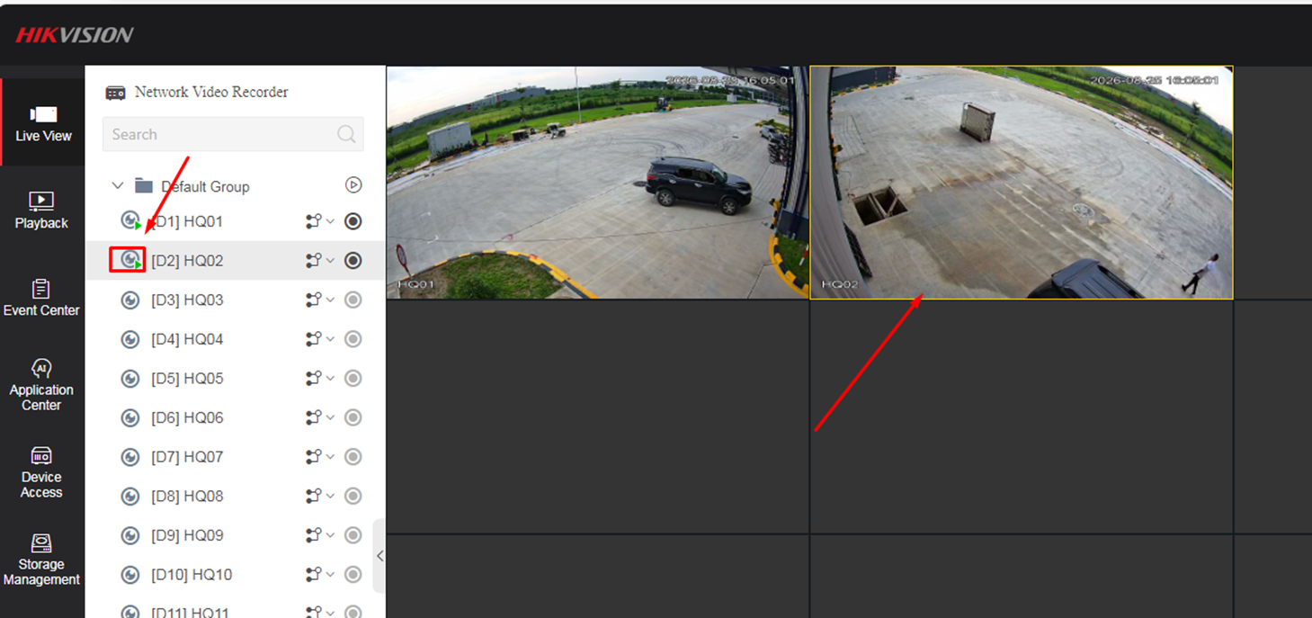 Hướng dẫn xem camera Hikvision bằng tên miền trên Microsoft Edge