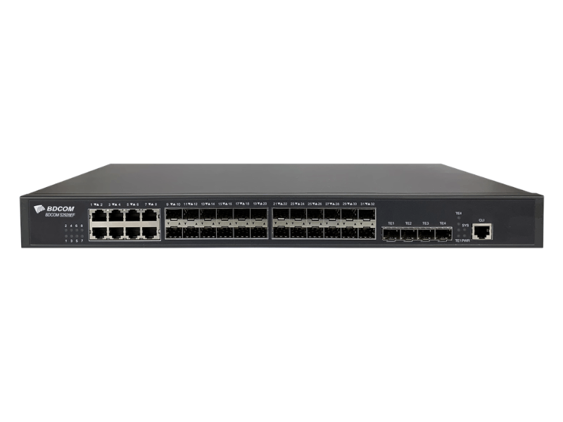 Switch mạng BDCOM L3-lite S2900-24S8C4X-2AC