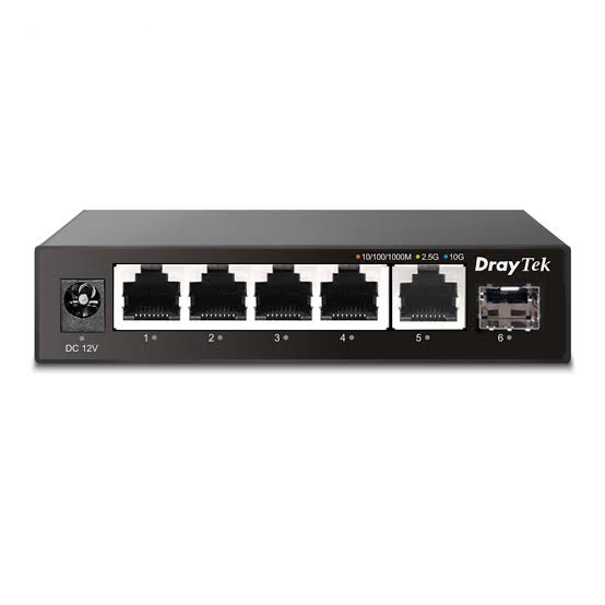 Switch không quản lý 5 cổng Draytek VigorSwitch Q60x