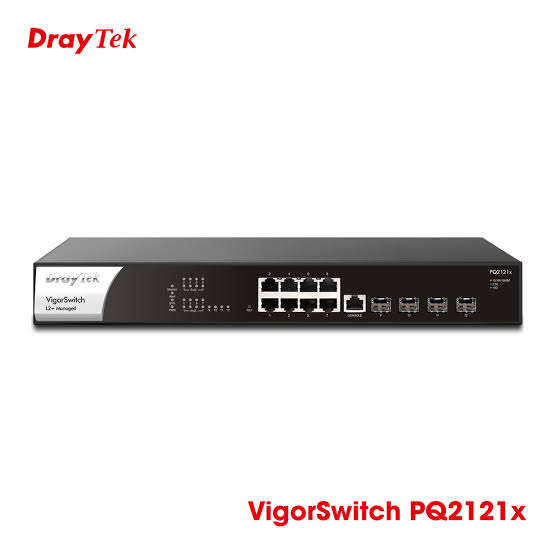 Managed Switch 8 cổng Draytek VigorSwitch PQ2121x