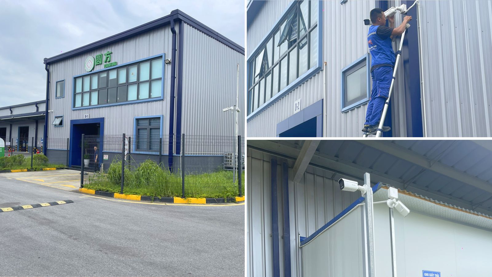 Lắp đặt hệ thống 24 camera hải quan cho Công Ty TNHH Công Nghệ Phụ Tùng Ô Tô Yuanfang Việt Nam tại KCN Thuận Thành 3 Bắc Ninh