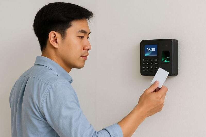 máy chấm công vân tay