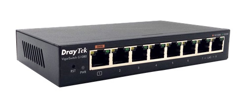 Smart switch 8 port Gigabit Draytek VigorSwitch G1080