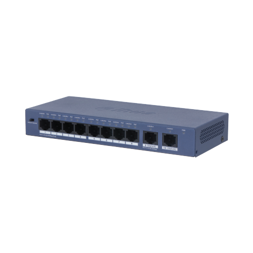 Switch PoE 8 cổng DAHUA DH-S3010-8ET2ET-60