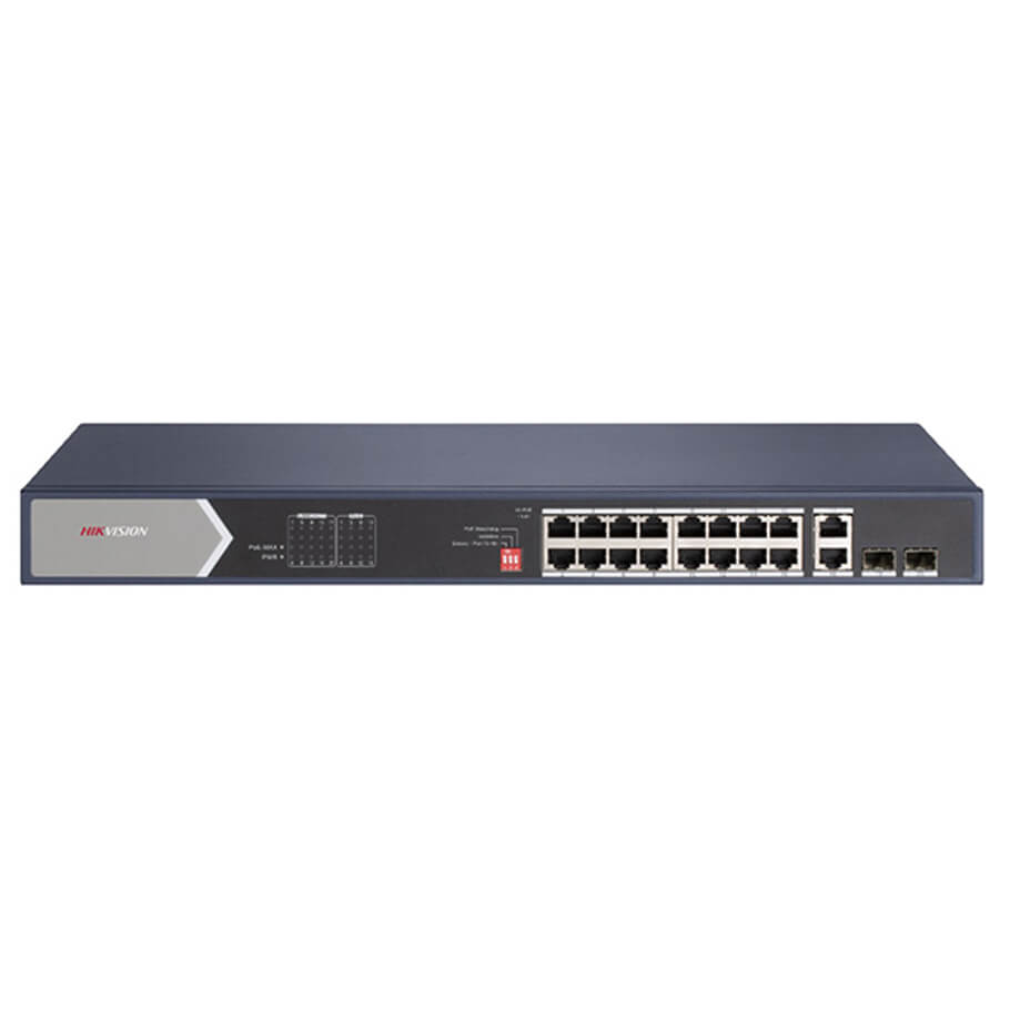 Switch mạng 16 cổng PoE HIKVISION DS-3E0520HP-E