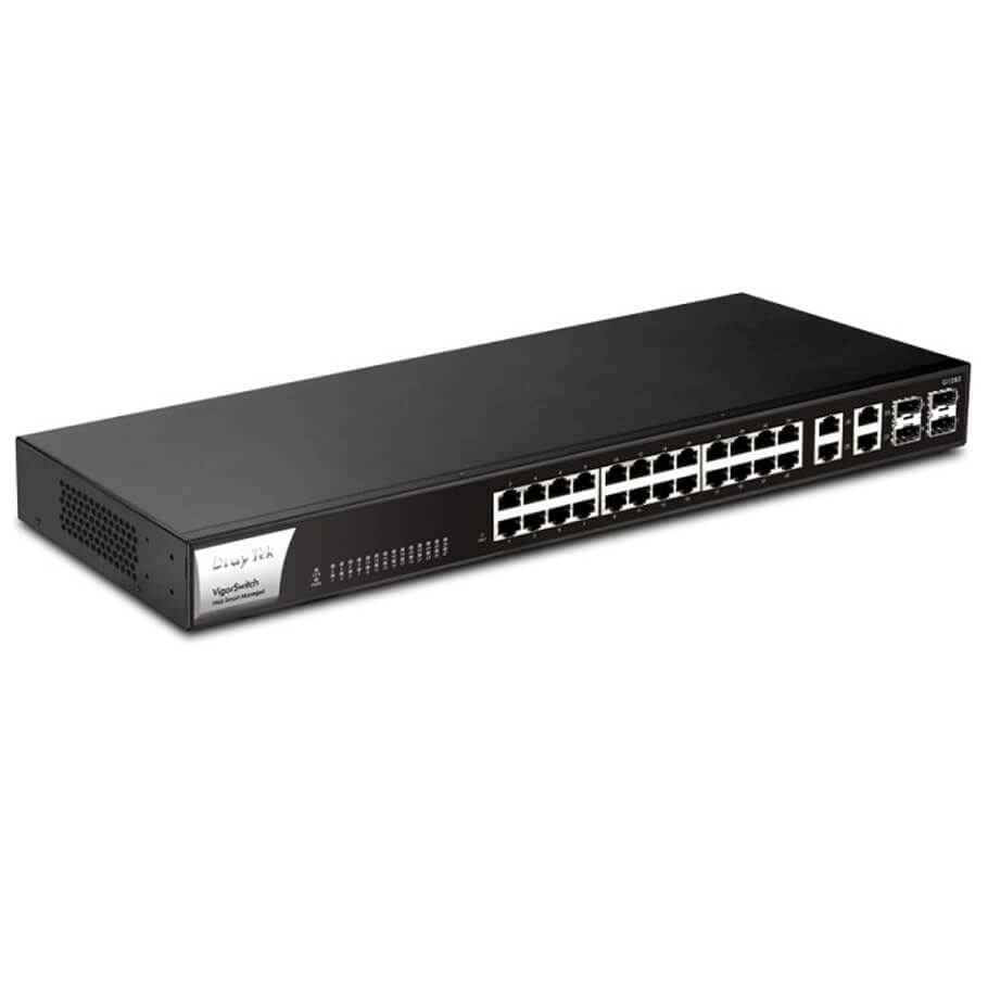 Switch PoE 24 cổng Draytek VigorSwitch P2282x