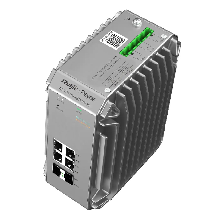Switch công nghiệp 4 cổng Reyee RG-NIS3100-4GT2SFP-HP