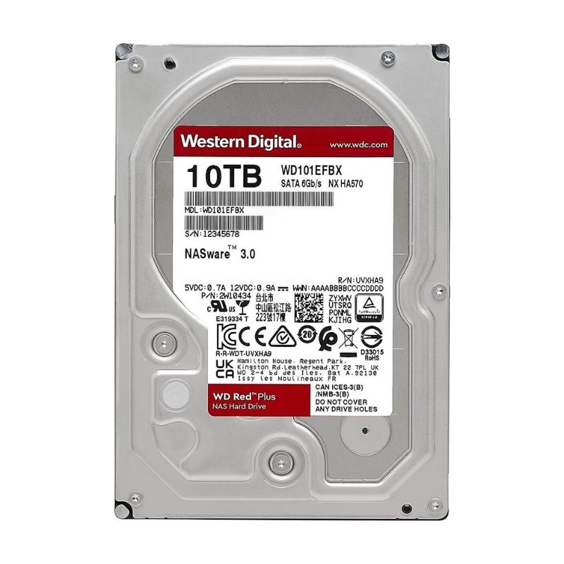 Ổ cứng WD Red Plus 10TB (WD101EFBX)