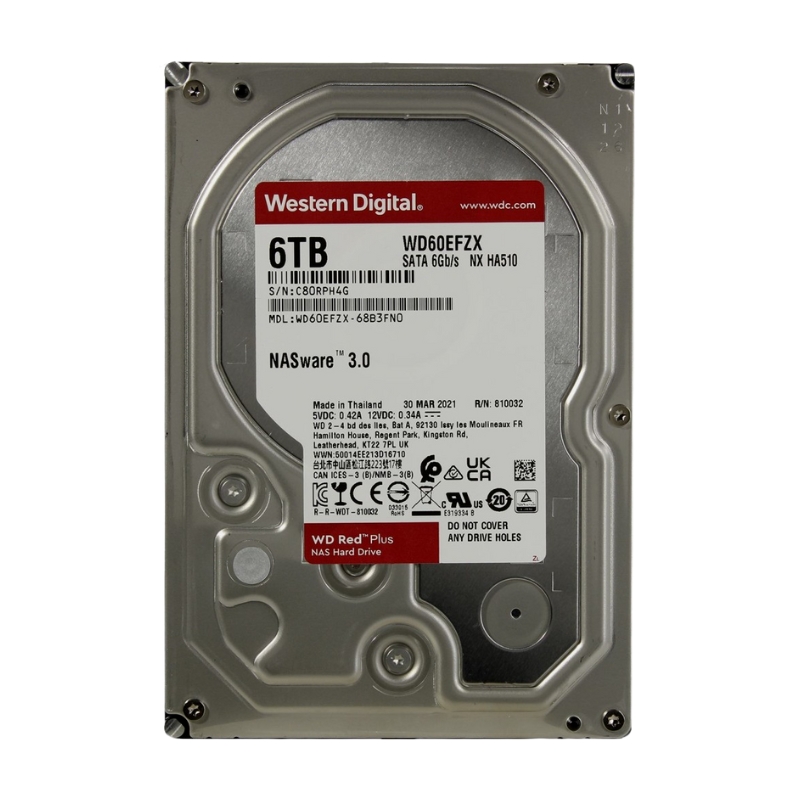 Ổ cứng WD Red Plus 6TB (WD60EFZX)