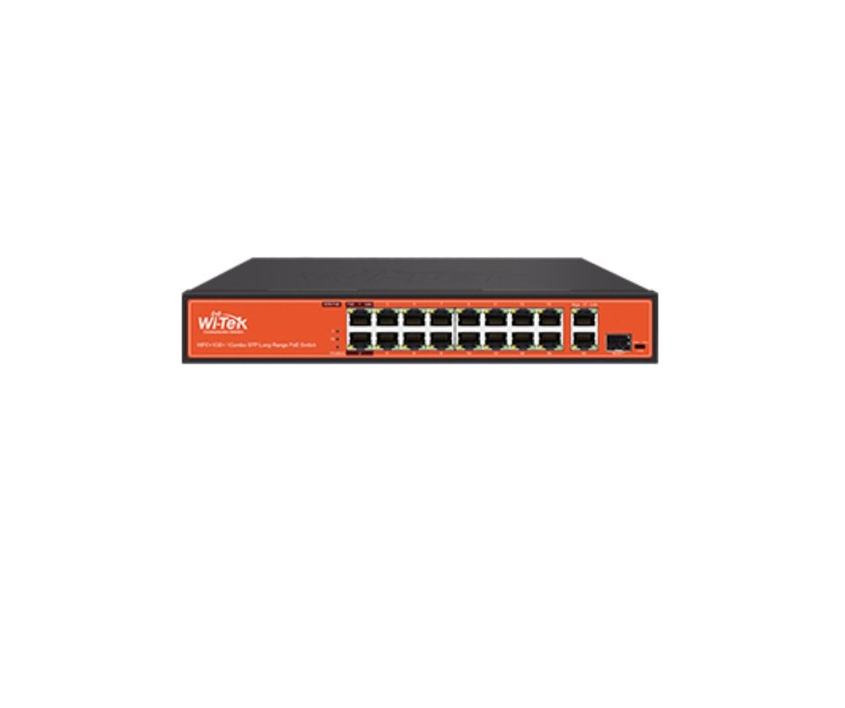 Switch mạng 16 cổng PoE WI-PS518G V4
