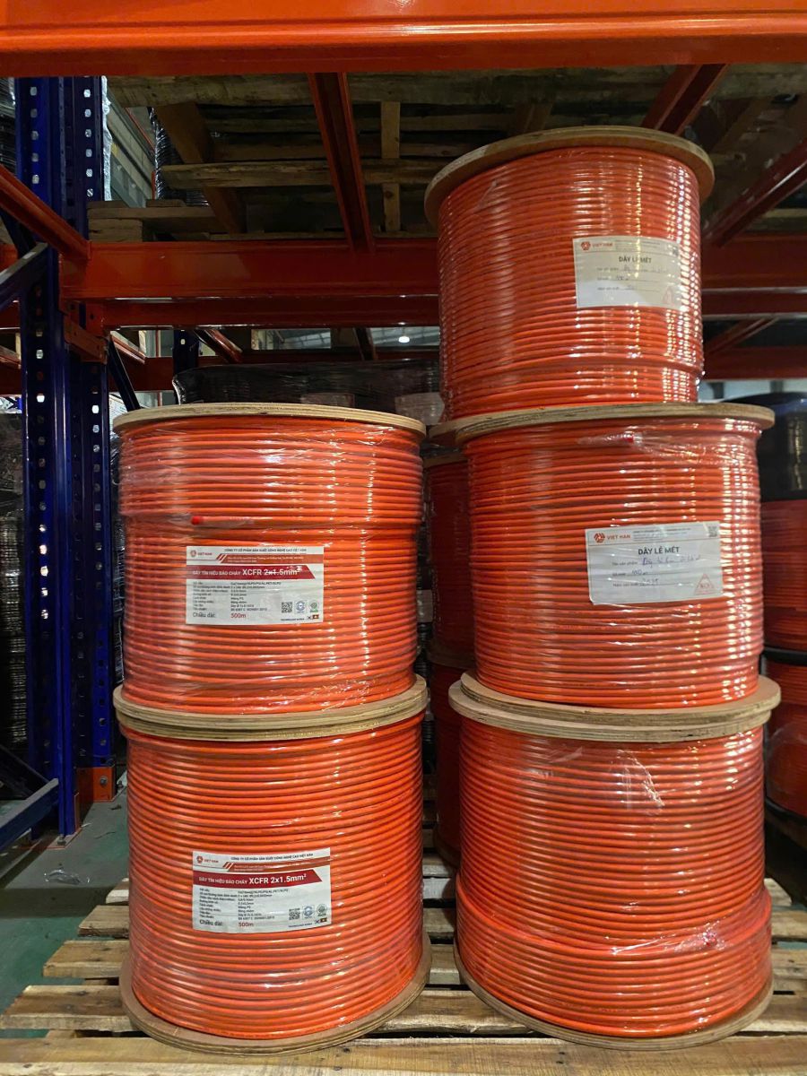 Dây tín hiệu chống cháy chống nhiễu Huviron HU-FCMFR 2x0.75