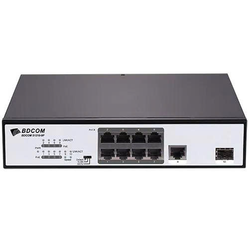 Switch mạng POE BDCOM S1210-8P