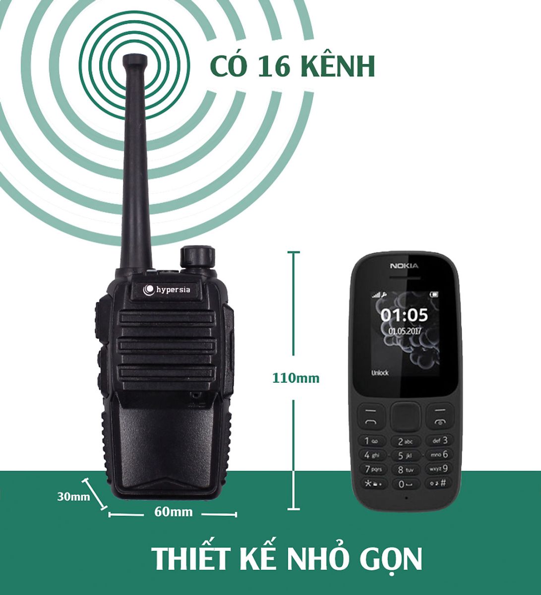 Hypersia H1 mini nhỏ gọn cầm tay