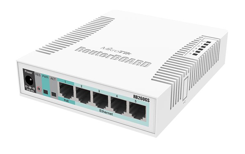 Bộ chuyển mạch MikroTik CSS106-5G-1S