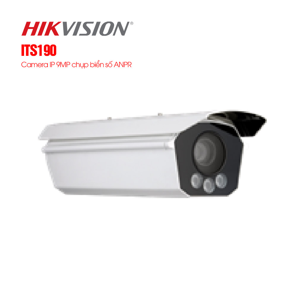 Camera IP chụp biển số ANPR 9MP Hikvision ITS190