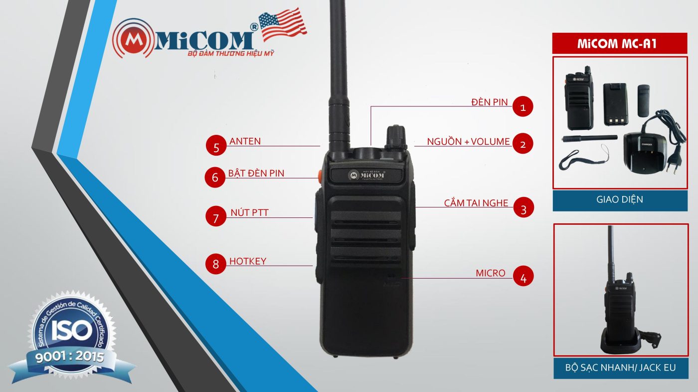 Máy bộ đàm kenwood MC - A1