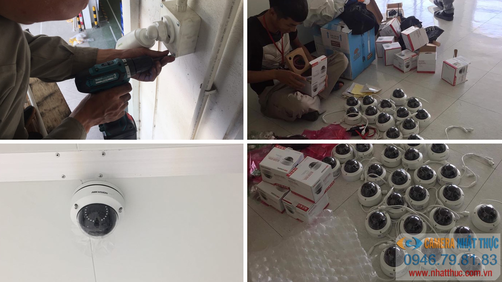 Lắp đặt camera cho công ty Đông Đô Electronics trong Tràng Duệ