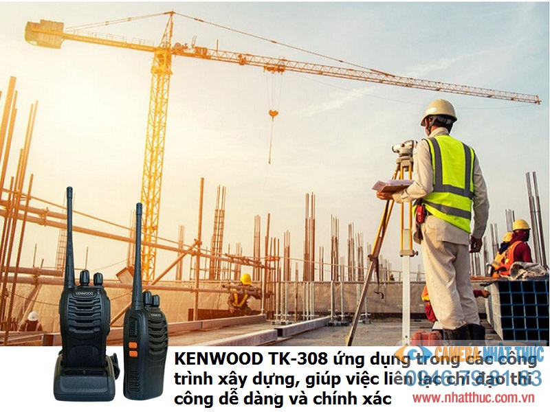 Ứng dụng bộ đàm TK-308 trong thực tế