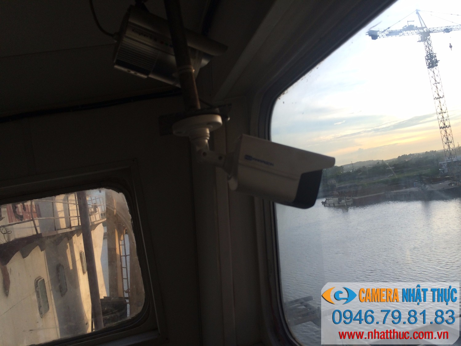 Lắp đặt camera tàu hút bùn trên 5000 tấn