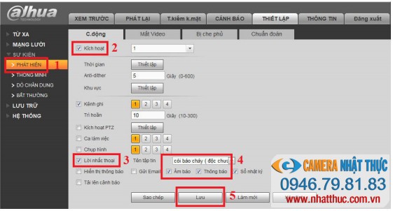 chức năng mới trên đầu ghi hình camera