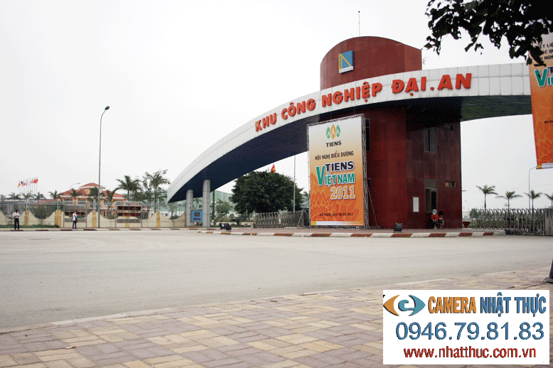 Lắp đặt camera quan sát cho khu công nghiệp tại Hải Dương