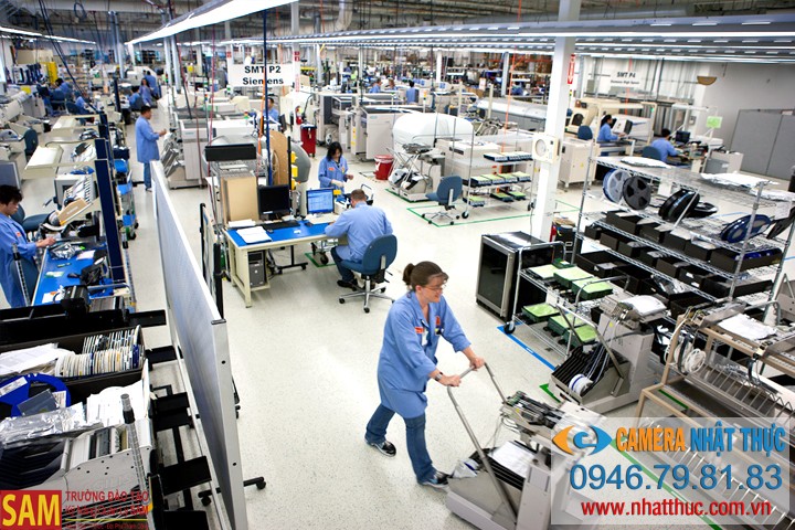 Lắp đặt camera cho xưởng sản xuất tại Hải Phòng
