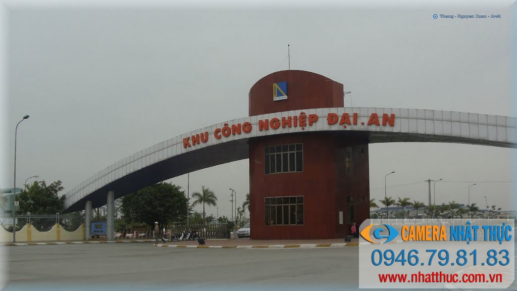 Lắp đặt camera quan sát cho khu công nghiệp Đại An, Hải Dương