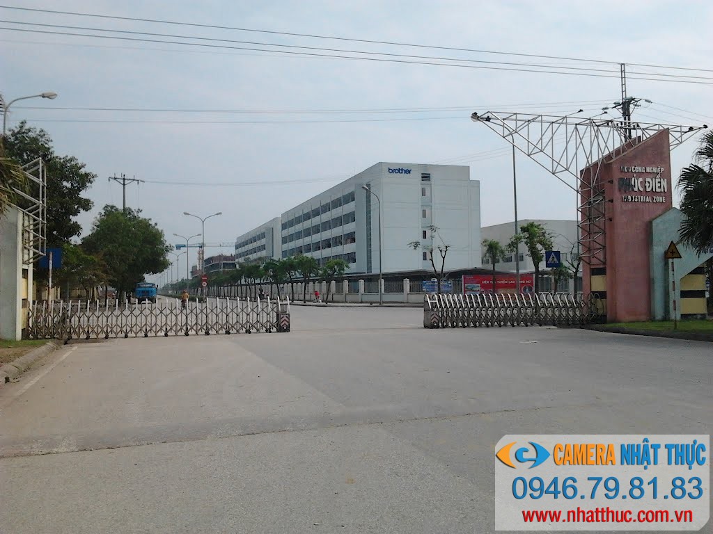 Lắp đặt camera quan sát cho KCN Phúc Điền - Cẩm Giàng, Hải Dương