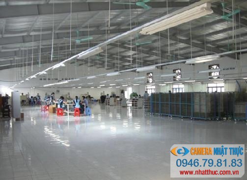 Lắp đặt camera quan sát cho nhà xưởng tại Quán Toan, Hải Phòng