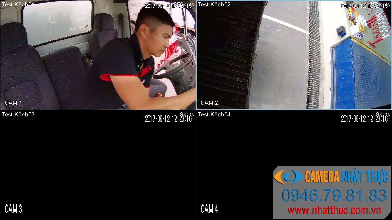 Lắp đặt Camera quan sát trên xe khách tại Hà Nội