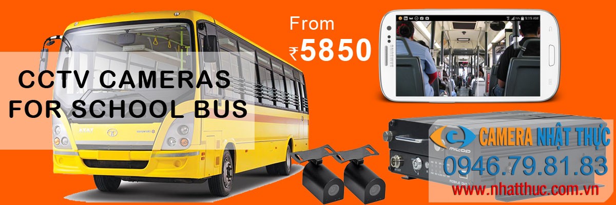 lắp đặt camera trên xe khách