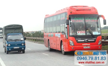 Lắp đặt camera trên xe giường nằm