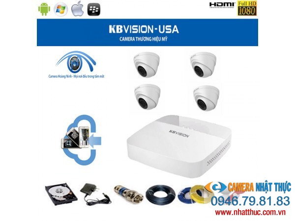 Lắp đặt trọn gói camera KBvision tại Hải Phòng- 0946.79.81.83