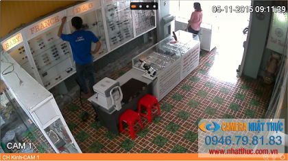 (Công trình tiêu biểu) Cửa hàng kính - Kiến Thụy, Hải Phòng, Lắp đặt camera quan sát tại Kiến Thụy, Hải Phòng