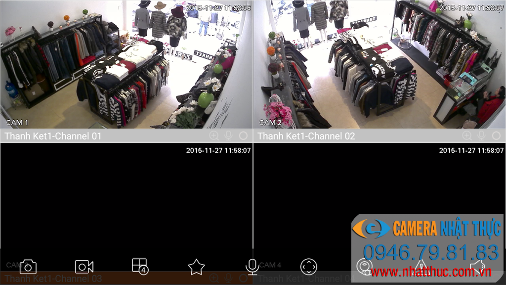 lắp camera shop thanh ket mê linh