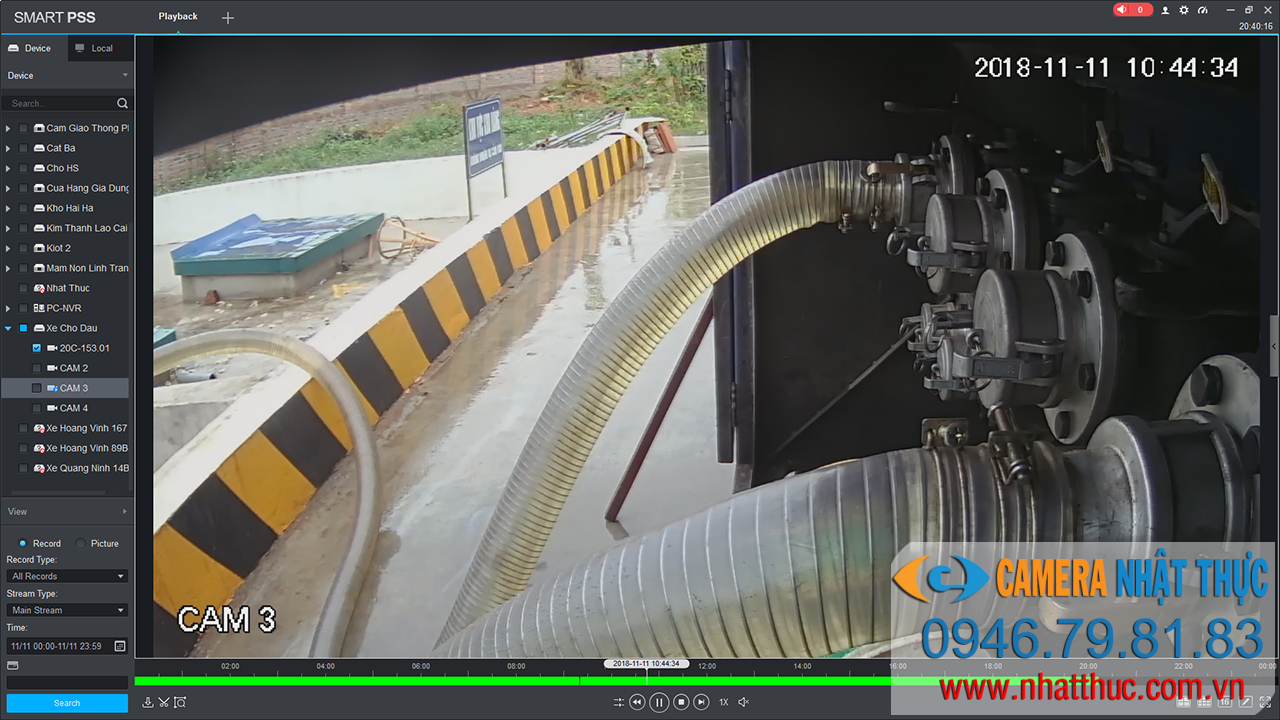 Camera quan sát vòi phun
