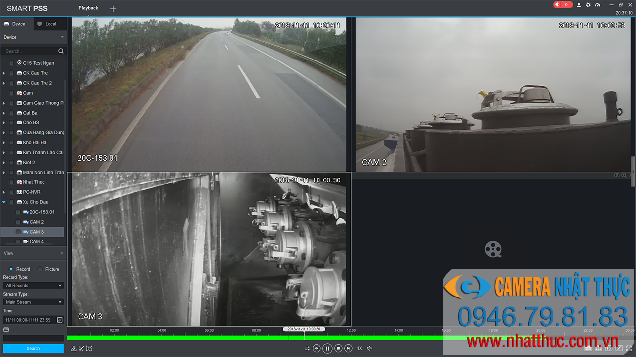 LẮP ĐẶT CAMERA TRÊN XE XĂNG DẦU | NHẬT THỰC CAMERA