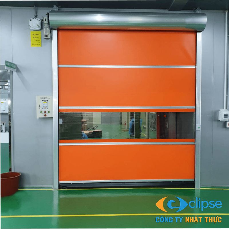 Lắp đặt cửa cuốn nhanh Hải Phòng trọn gói, giá tốt