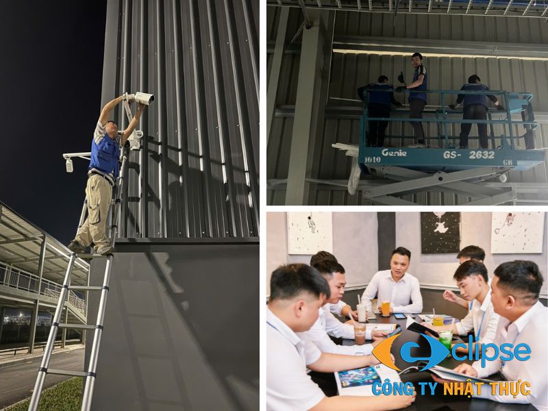 Đội ngũ Nhật Thực khảo sát lắp đặt hệ thống camera hải quan tại Hải Phòng