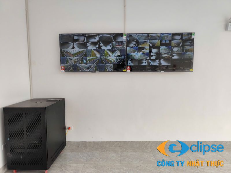 Hệ thống camera hải quan ghi hình rõ nét tại cổng chính một nhà máy ở KCN