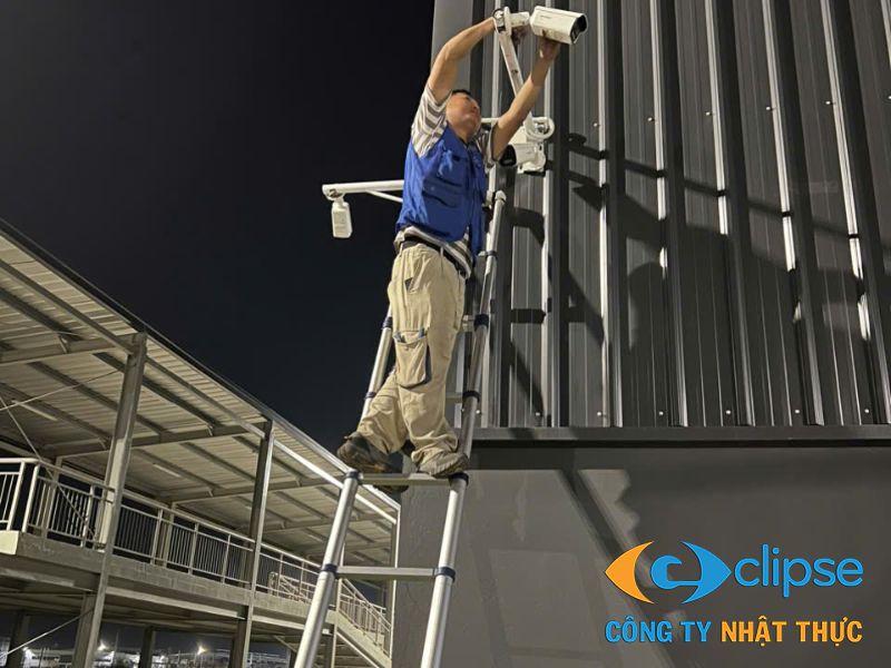 Giải pháp camera hải quan Vĩnh Phúc cho nhà xưởng diện tích lớn