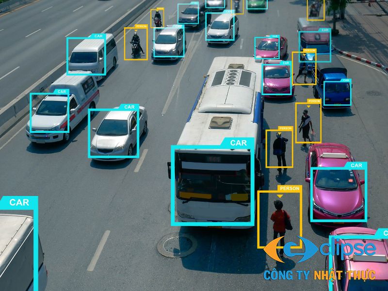 Tính năng theo dõi thông minh giúp nhận diện người và phương tiện nhanh chóng.