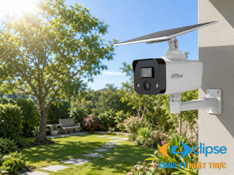 Lắp đặt camera năng lượng mặt trời Dahua như một giải pháp công nghệ toàn diện, vận hành hoàn toàn độc lập nhờ nguồn bức xạ mặt trời kết hợp mạng di động 4G